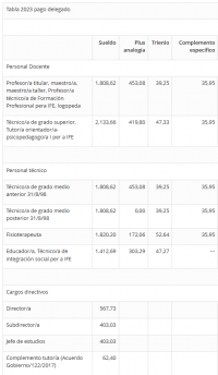 ​Maestros y logopedas de escuelas de educación especial en Cataluña: Unos 2.300 euros brutos mensuales más trienios