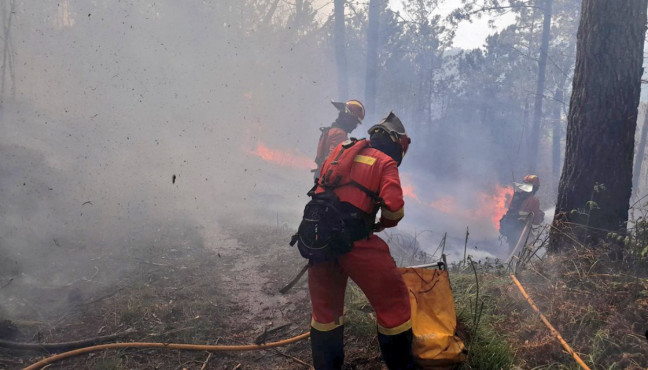 Asturias lucha contra una oleada de incendios forestales intencionados