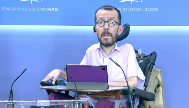 Pablo Echenique (Podemos) se encuentra hospitalizado por neumonía
